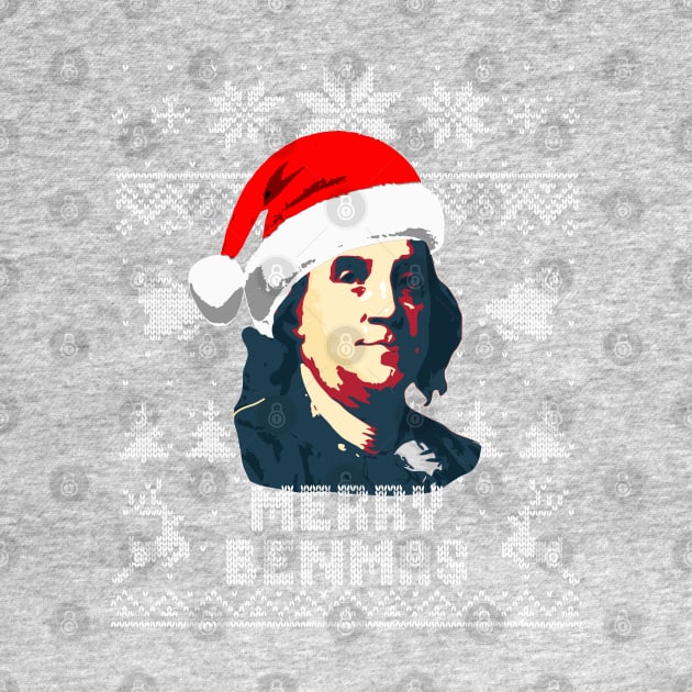 Benjamin Franklin Merry Benmas by Nerd_art